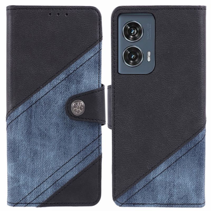 Housse Motorola Edge 50 Fusion Bicolore Design Vintage