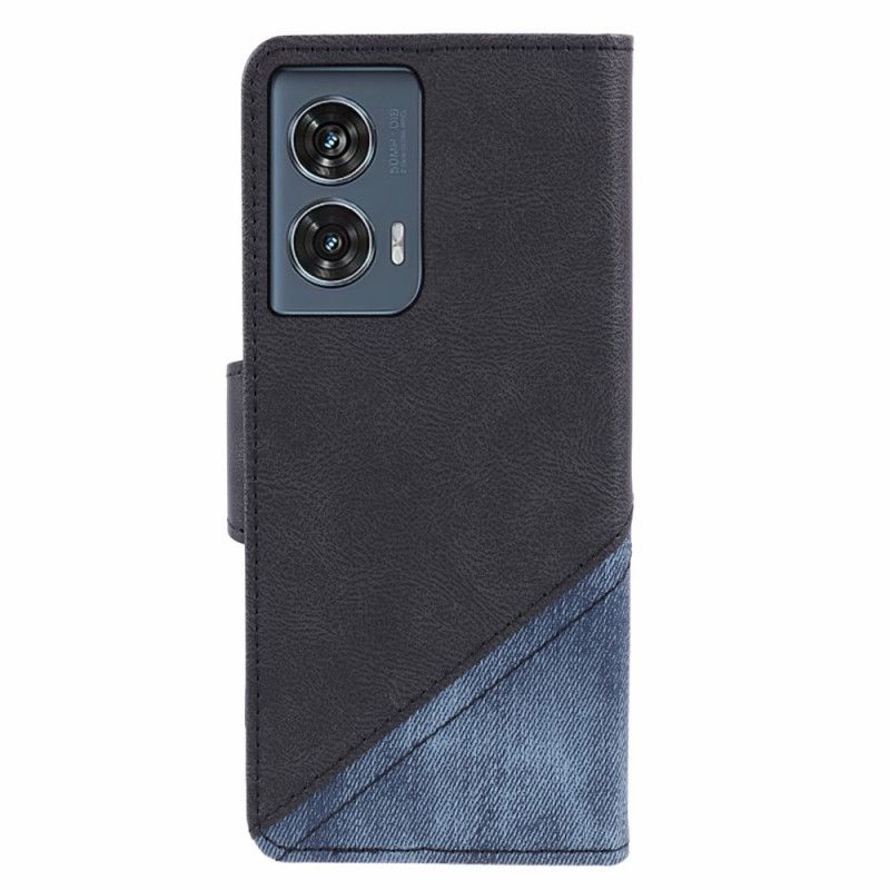 Housse Motorola Edge 50 Fusion Bicolore Design Vintage