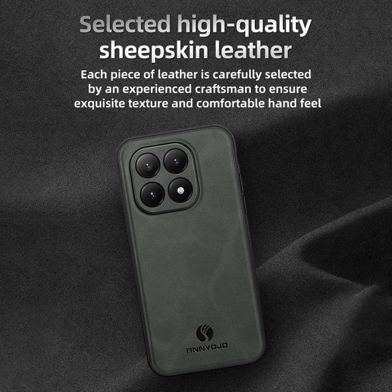 Coque Xiaomi 15T Pro Effet Cuir PINWUYO