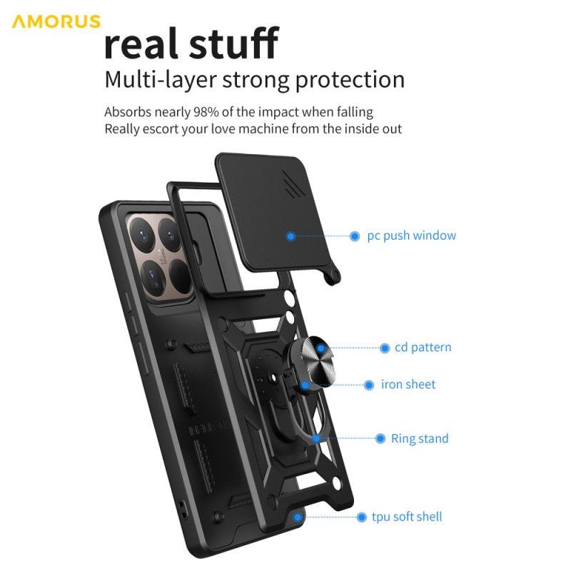Coque Xiaomi 15T Pro Support et Protection de Caméra