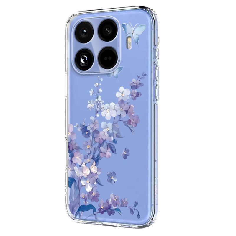 Coque Xiaomi 15T Pro Transparente Florale