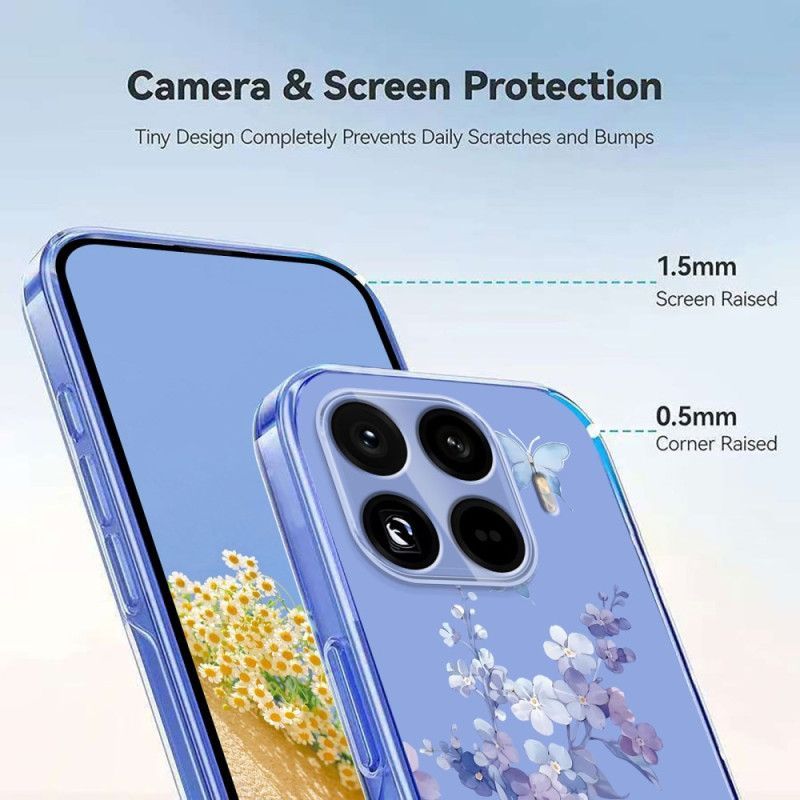 Coque Xiaomi 15T Pro Transparente Florale