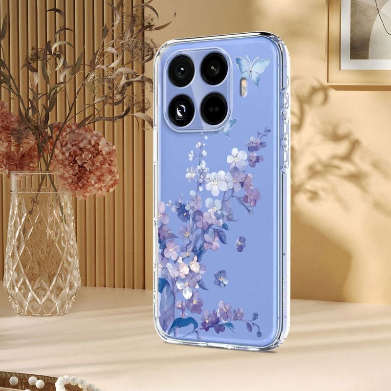 Coque Xiaomi 15T Pro Transparente Florale