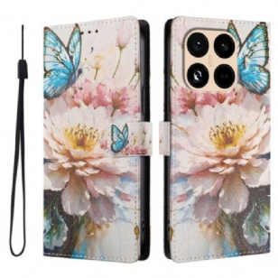 FleurHousse Xiaomi 15T Pro Fleur et Papillon