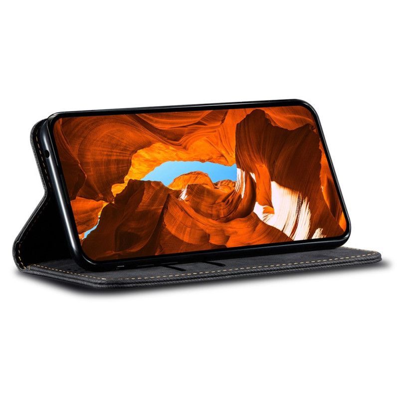 Flip Cover Xiaomi 15T Pro Tissu Jeans