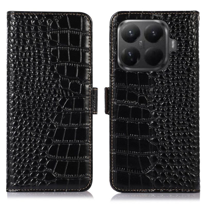 Housse Xiaomi 15T Pro Cuir Texture Crocodile