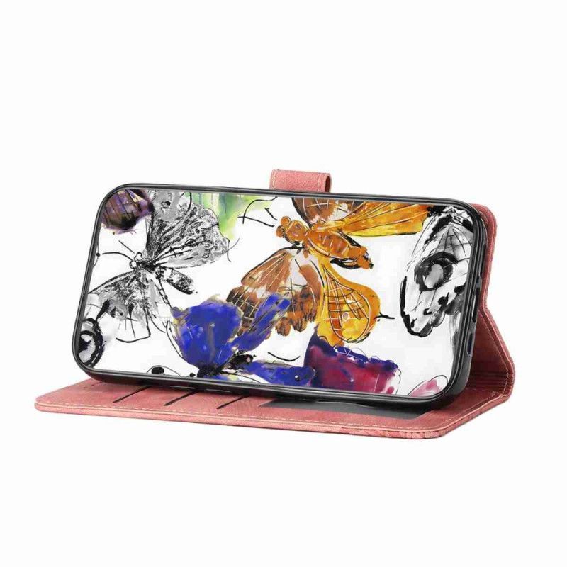 Housse Xiaomi 15T Pro Effet Daim Papillons