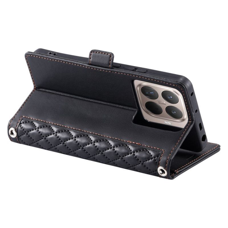 Housse Xiaomi 15T Pro Matelassée avec Lanière