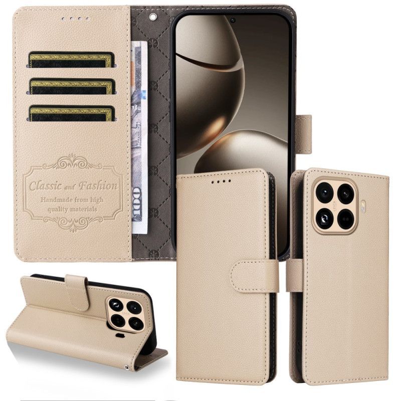 Housse Xiaomi 15T Pro Portefeuille RFID Effet Cuir