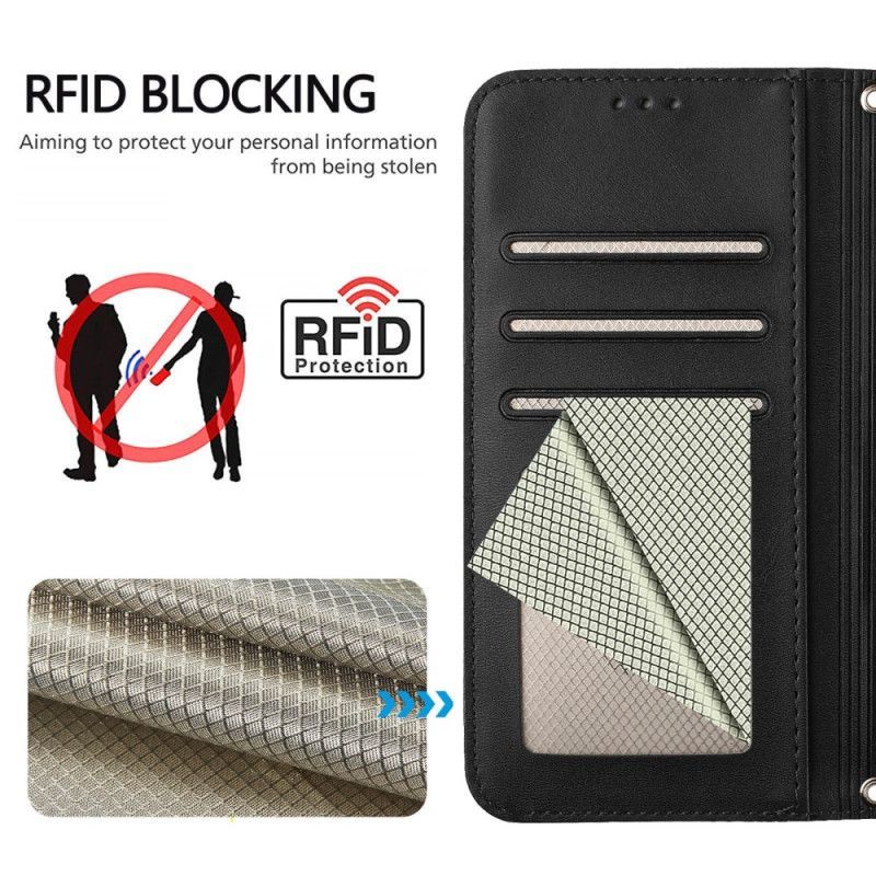 Housse Xiaomi 15T Pro Protection RFID Effet Cuir