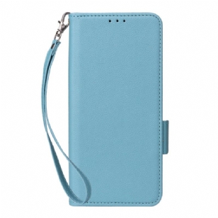 Housse Xiaomi 15T Pro Simili Cuir à Lanière