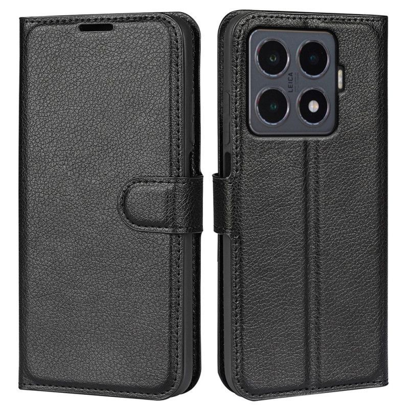 Housse Xiaomi 15T Pro Simili Cuir Litchi