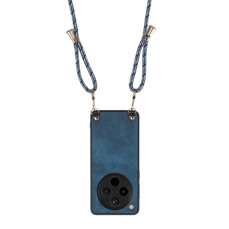 Coque à Cordon Oppo Find X8 Pro Simili Cuir