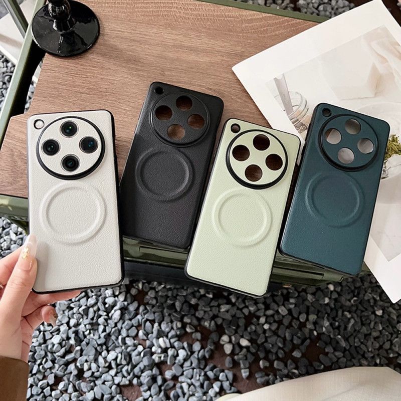 Coque Oppo Find X8 Pro 5G Compatible MagSafe Effet Cuir