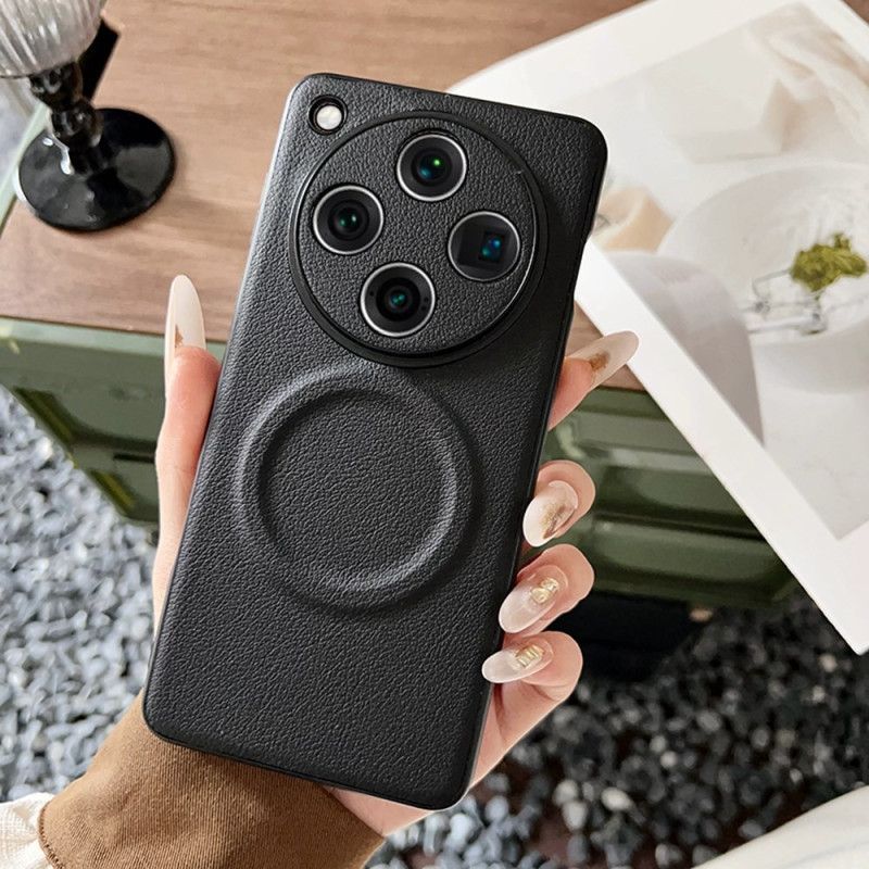 Coque Oppo Find X8 Pro 5G Compatible MagSafe Effet Cuir
