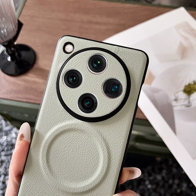 Coque Oppo Find X8 Pro 5G Compatible MagSafe Effet Cuir