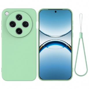 Coque Oppo Find X8 Pro 5G Silicone Liquide à Lanière