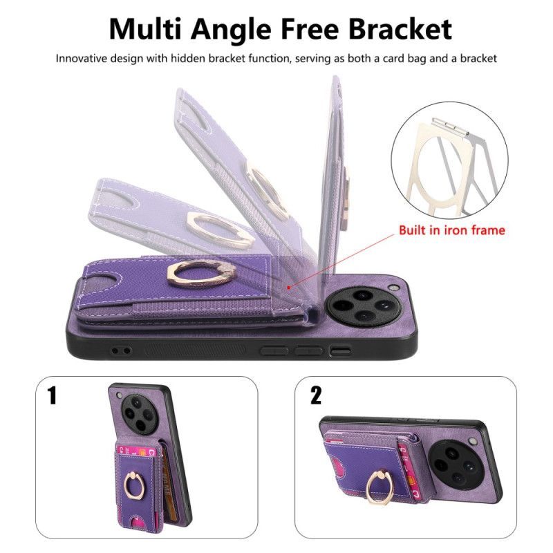 Coque Oppo Find X8 Pro Porte-Carte à Rabat