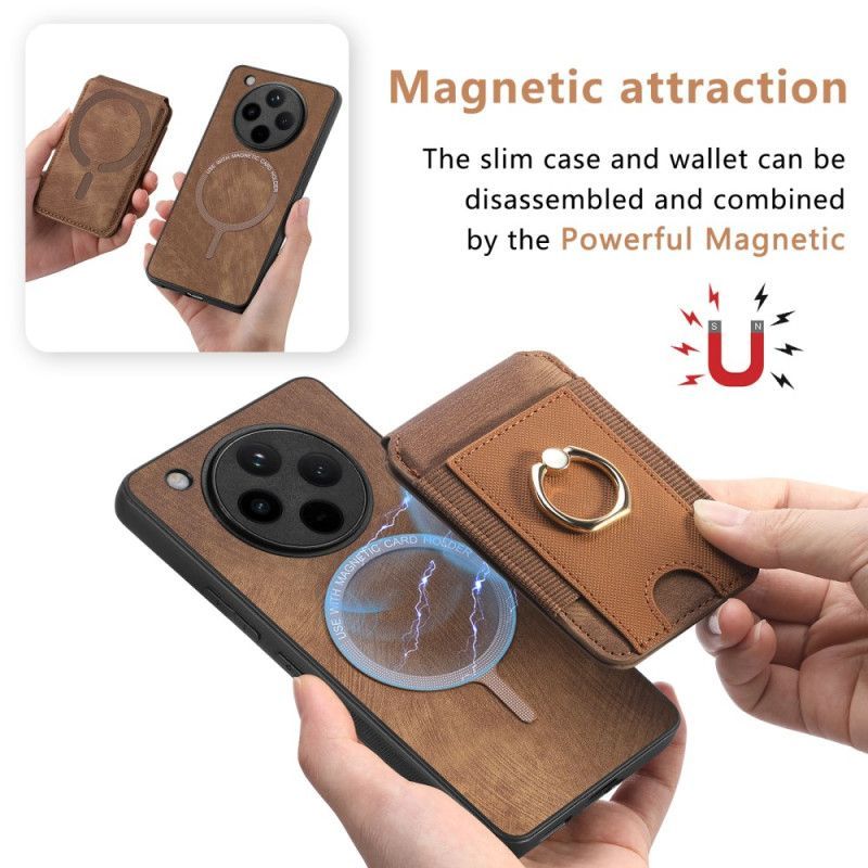 Coque Oppo Find X8 Pro Porte-Carte à Rabat