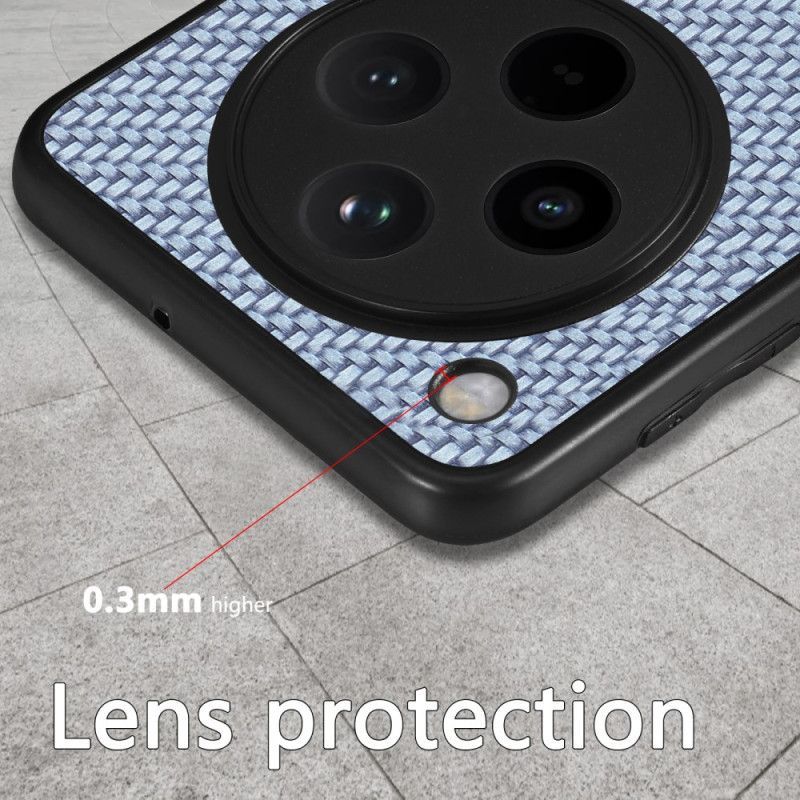 Coque Oppo Find X8 Pro Texture Fibre Carbone