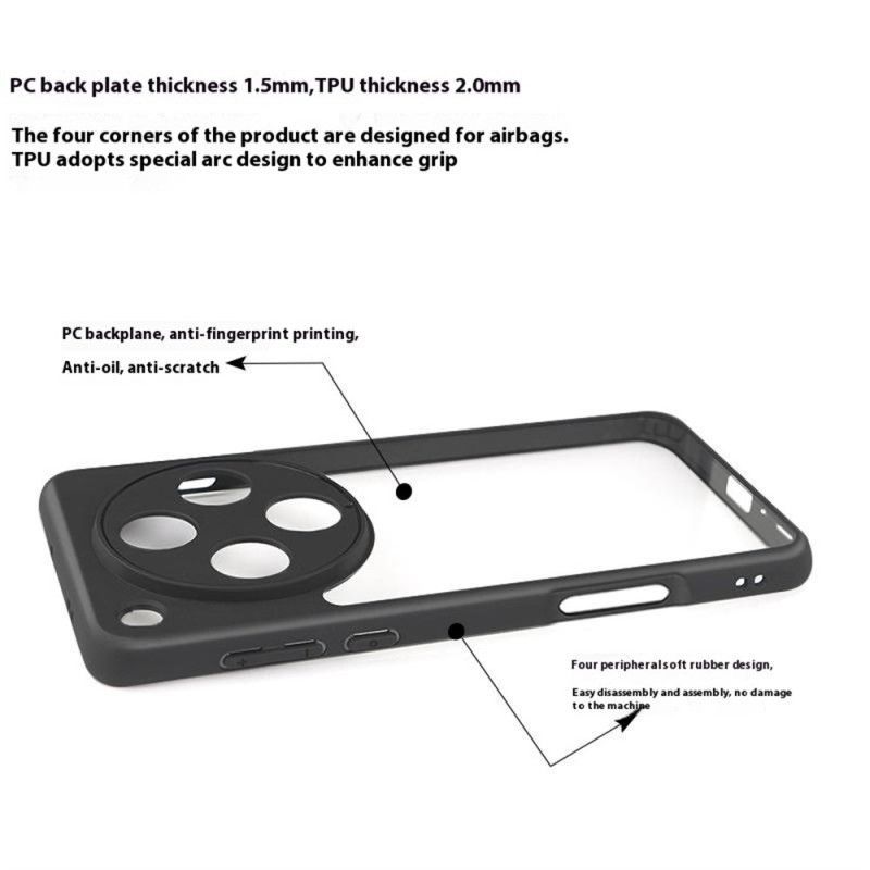 Coque Oppo Find X8 Pro Transparente Rebords Silicone