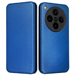 Flip Cover Oppo Find X8 Pro Fibre Carbone