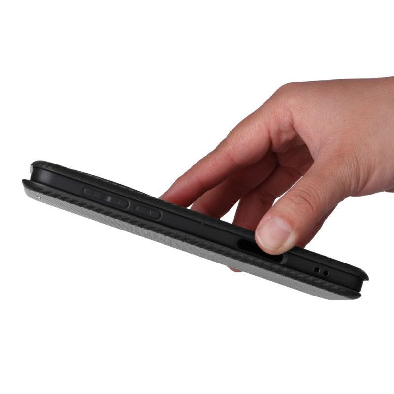 Flip Cover Oppo Find X8 Pro Fibre Carbone