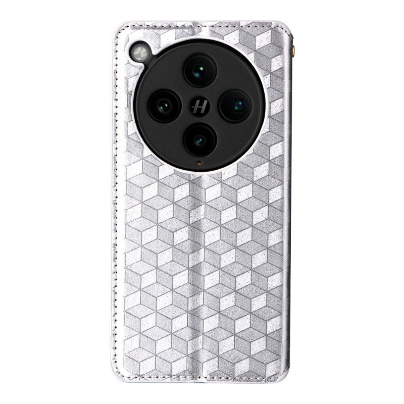 Flip Cover Oppo Find X8 Pro Losanges 3D