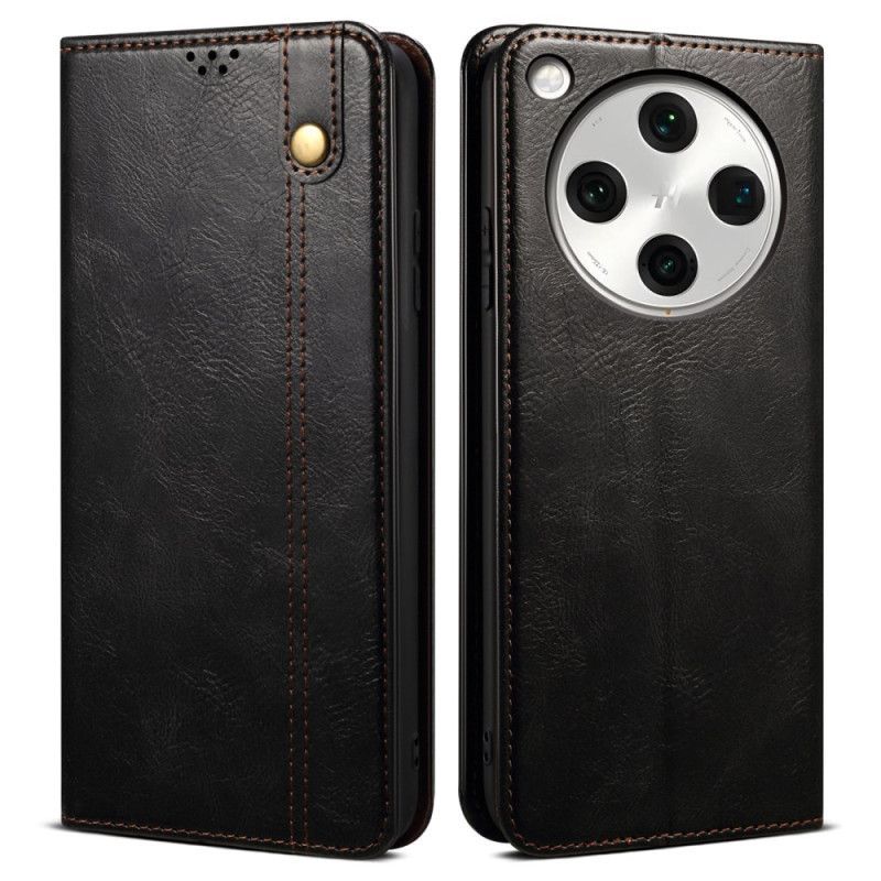 Flip Cover Oppo Find X8 Pro Simili Cuior Ciré