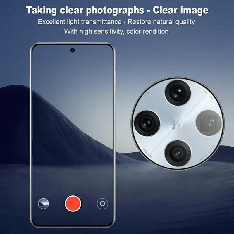 Lentille de Protection pour Caméra Oppo Find X8 Pro avec Cadre de Positionnement Automatique