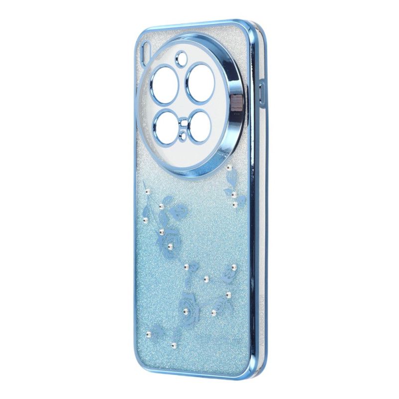 Coque Vivo X300 Pro Fleurs et Strass