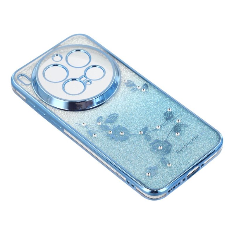 Coque Vivo X300 Pro Fleurs et Strass