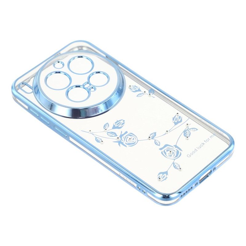 Coque Vivo X300 Pro Strass et Fleurs Éternelles