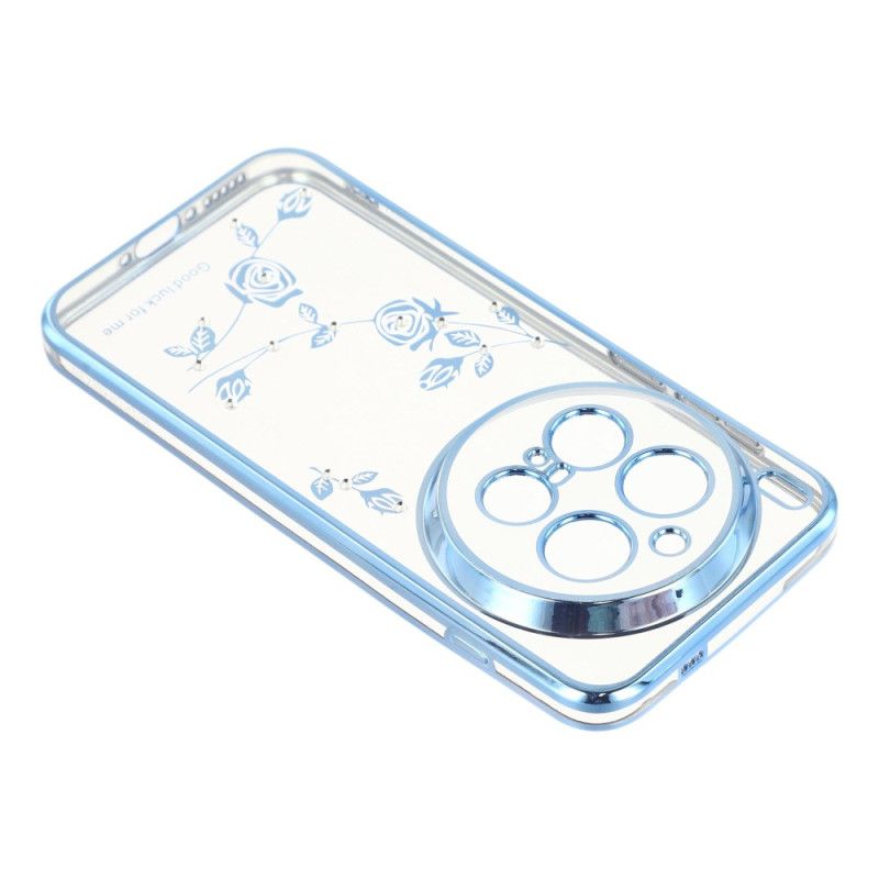 Coque Vivo X300 Pro Strass et Fleurs Éternelles