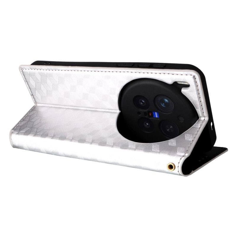 Flip Cover Vivo X300 Pro Motif Losange