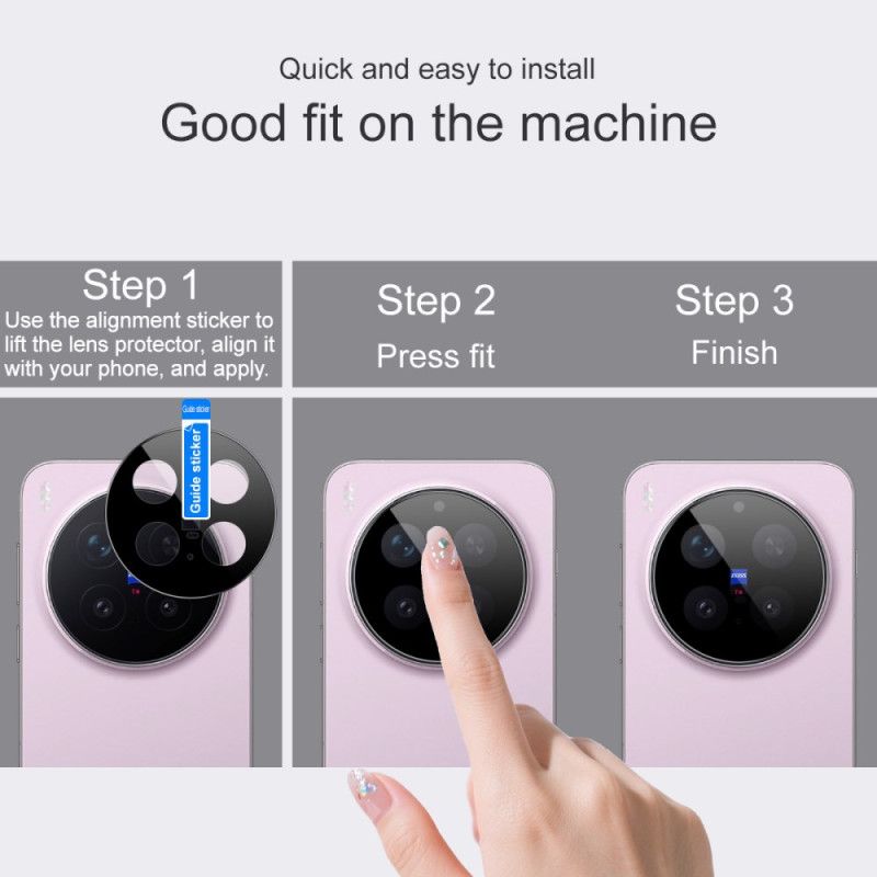 Lentille de Protection en Verre Trempé pour Vivo X300 Pro Version Noire) IMAK