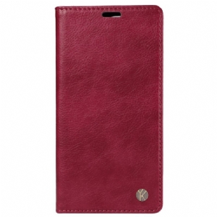 Flip Cover Vivo V40 5G Effet Vintage YIKATU