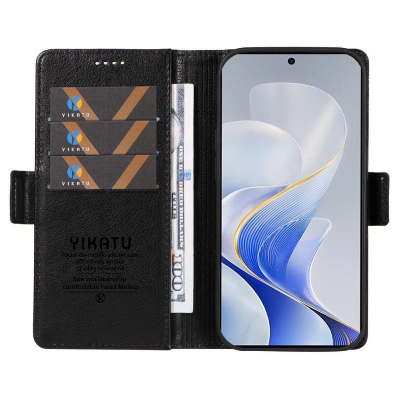 Housse Vivo V40 5G Texture Litchi YIKATU