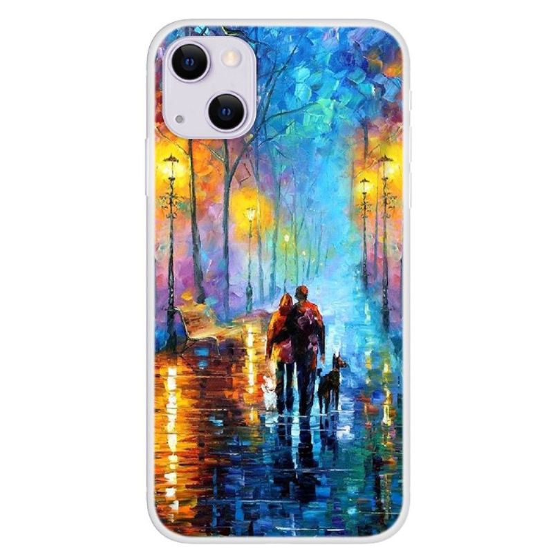 Coque iPhone 13 Allée au bord du Lac