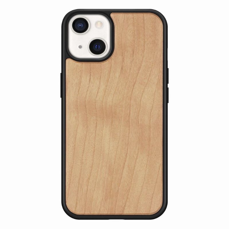 Coque iPhone 13 premium Bois - Marron clair
