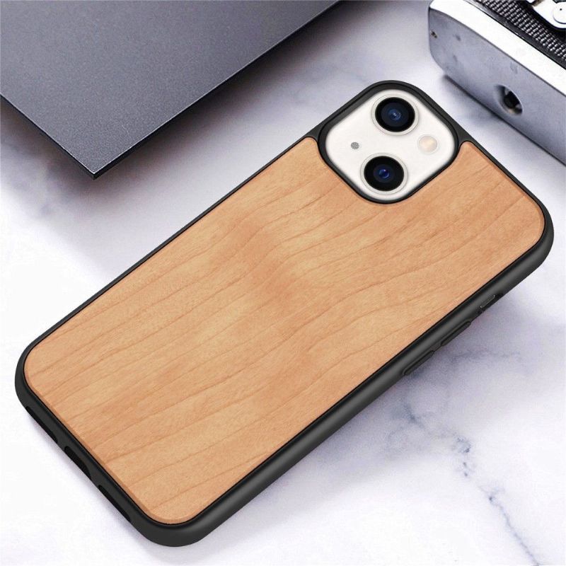 Coque iPhone 13 premium Bois - Marron clair