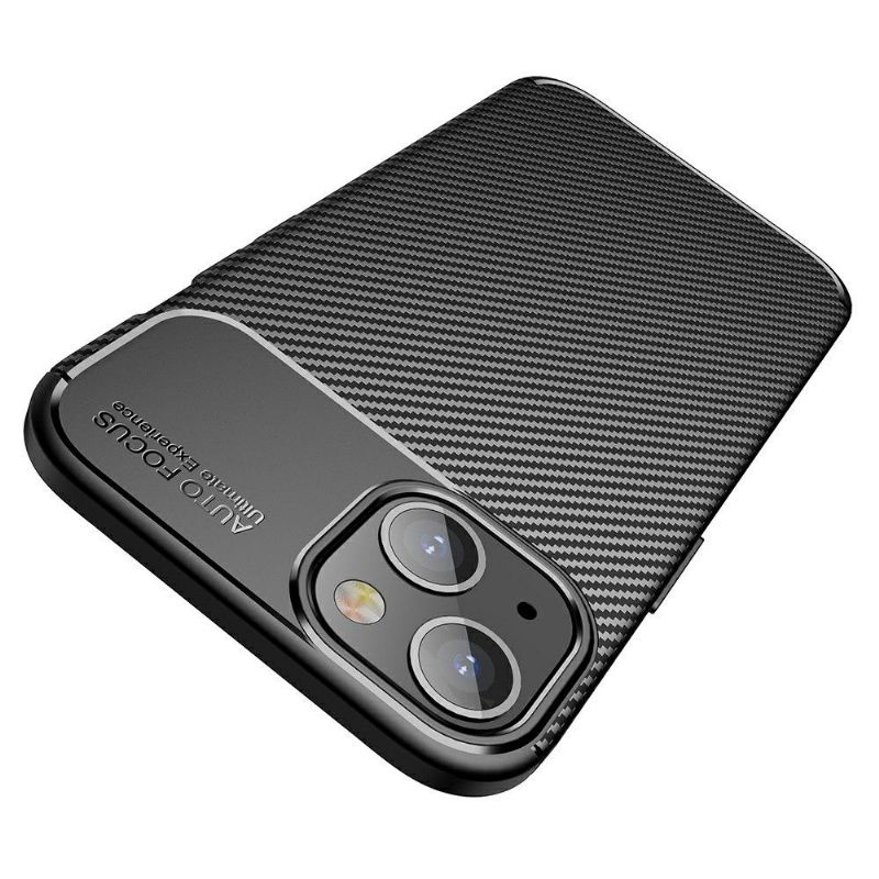 Coque iPhone 13 style fibre de carbone