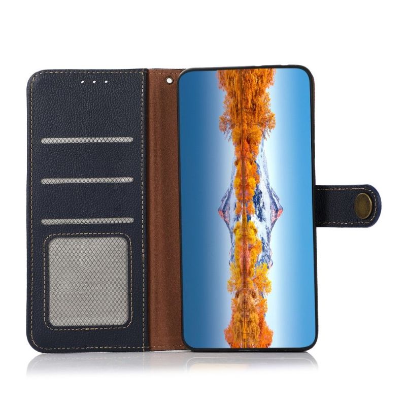 Housse iPhone 13 KHAZNEH Classic en cuir