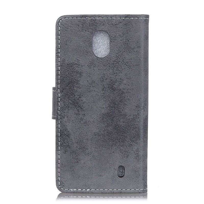 Nokia 1 Plus - Étui Cyrius simili cuir vintage