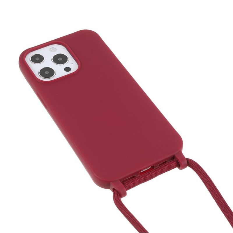 Coque iPhone 13 Pro Max avec cordon bandoulière