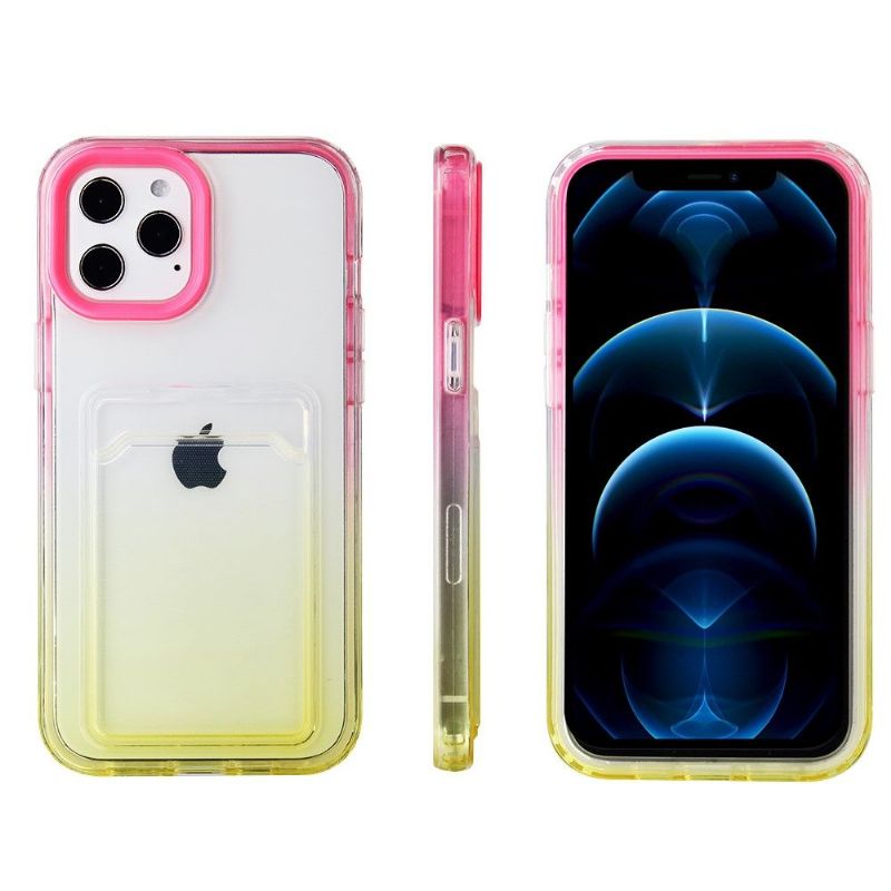 Coque iPhone 13 Pro Max Gradient Color Porte-Carte