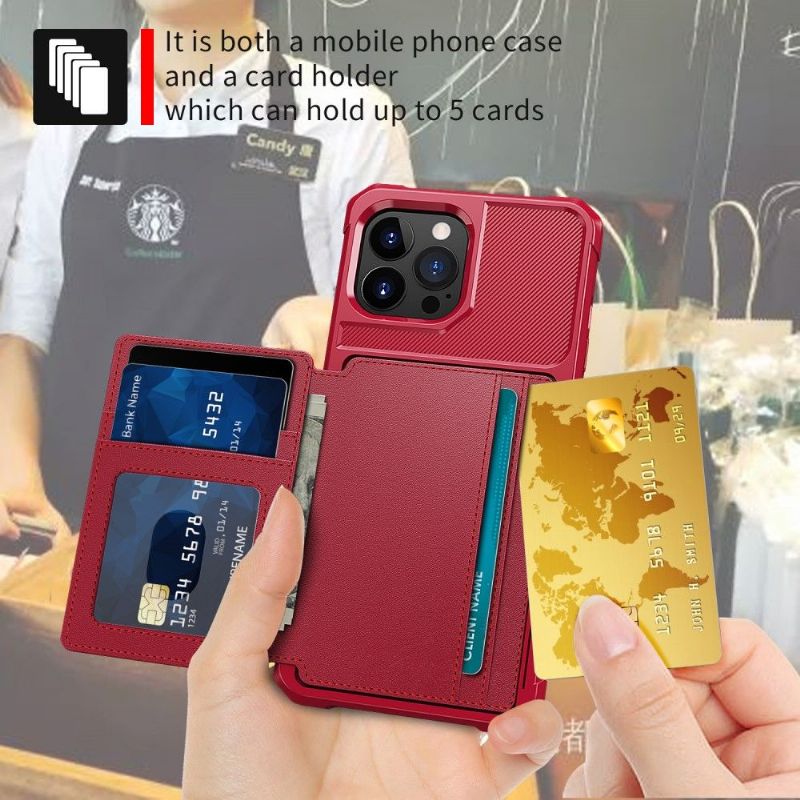 Coque iPhone 13 Pro Max ZM03 Porte-cartes