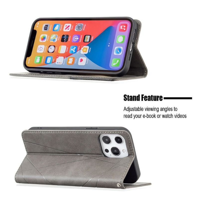 Housse iPhone 13 Pro Max Célinia Style Cuir Porte Cartes