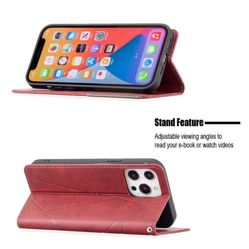 Housse iPhone 13 Pro Max Célinia Style Cuir Porte Cartes