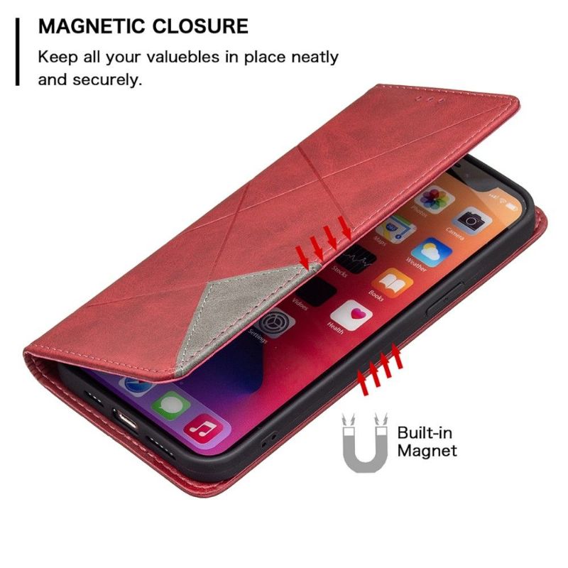 Housse iPhone 13 Pro Max Célinia Style Cuir Porte Cartes